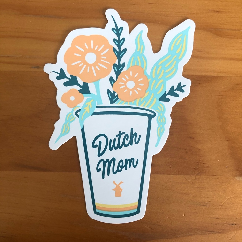 Dutch Bros Dutch Mom Sticker